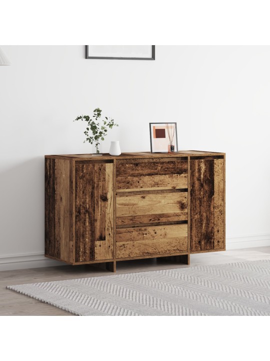Kumode no vāra koka 120x41x75 cm inženierijas koks