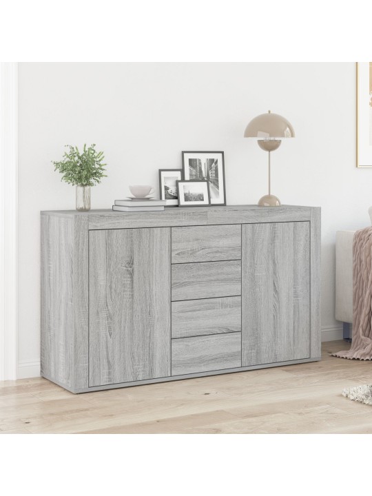 Kumode pelēka sonoma inženierijas koks 120 x 36 x 69 cm
