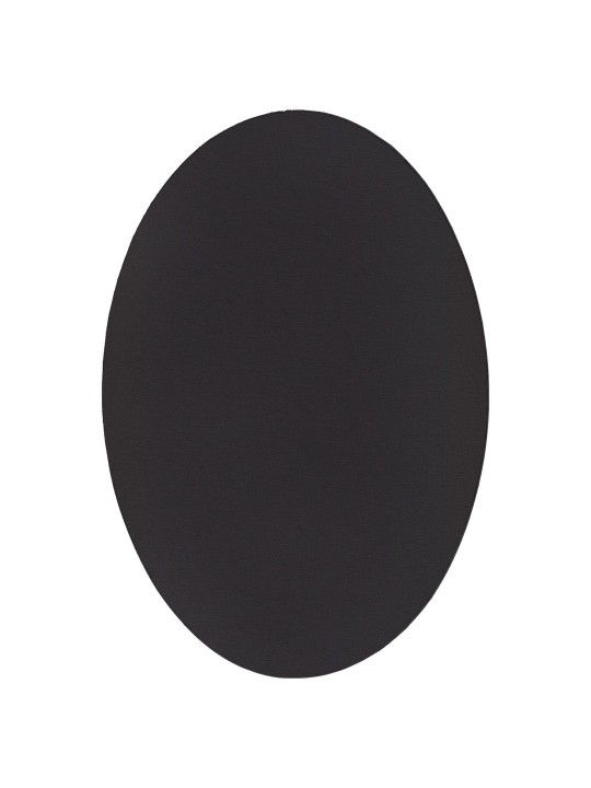 Paklājs "huarte" melns 120x170 cm ovals