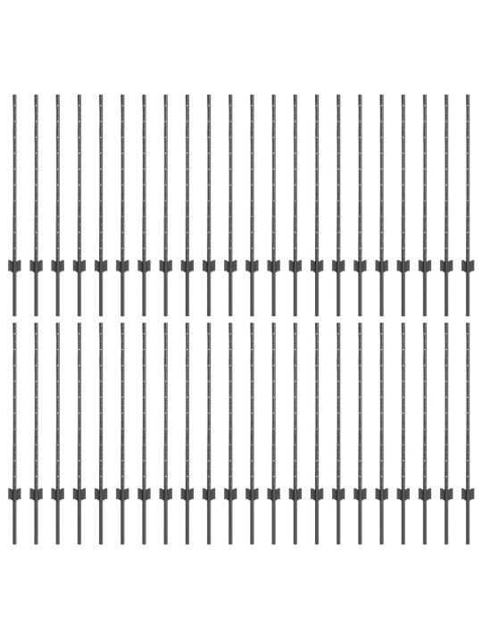 Žoga stabi 88 gab u-kanāla pelēki 140 cm tērauds