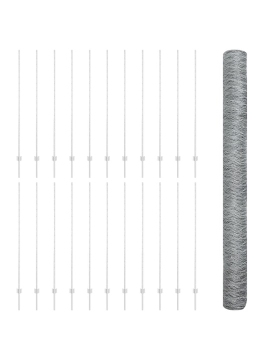 Žoga stabi 22 gab. u-kanāls 160 cm cinkots tērauds