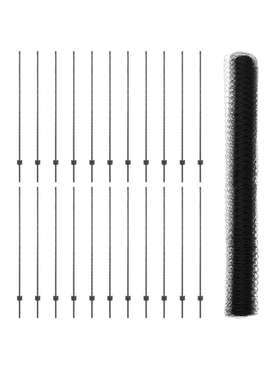 Žoga stabi 22 gab u-kanāls pelēks 150 cm tērauds