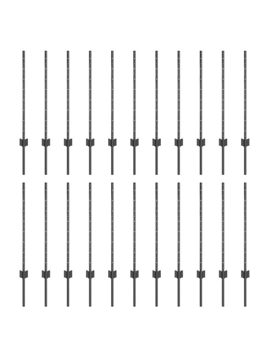 Žoga stabi 22 gab. u-kanāls pelēks 120 cm tērauda