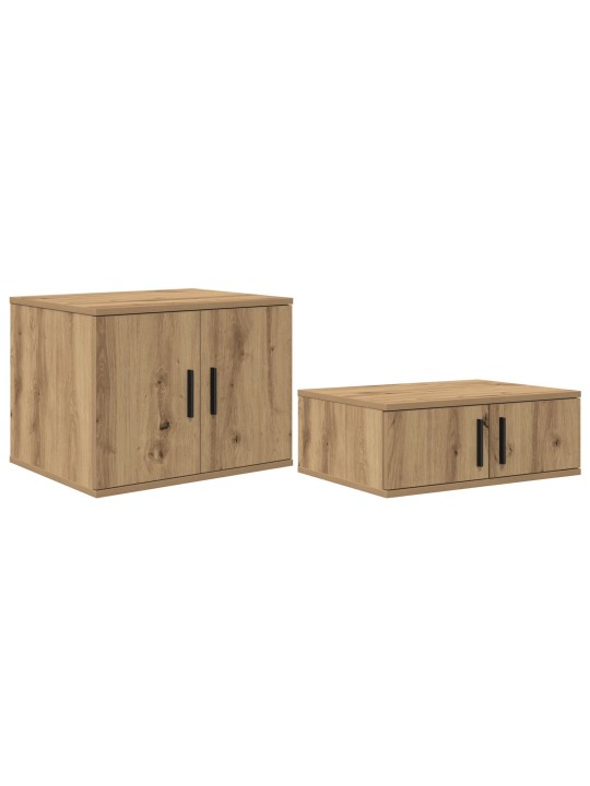 Uzglabāšanas skapītis arhitektūras ozols 118x41x40 cm inženierijas koks