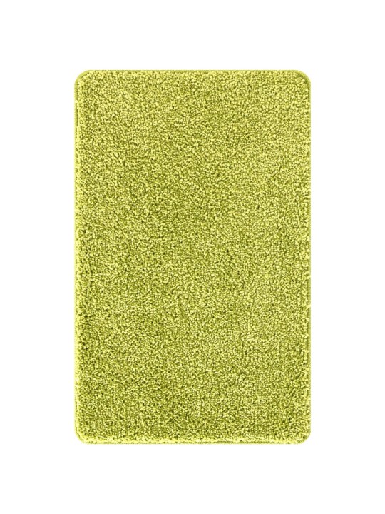 Vannas paklājs taisnstūra zaļā krāsā 60x90 cm polipropilēns neslīdošs