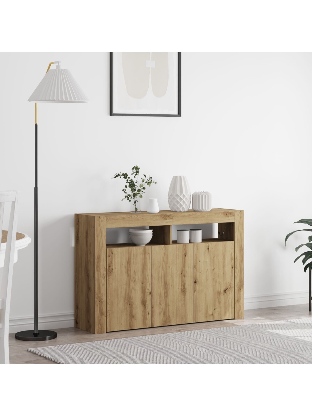Sideboard artisan oak inženierkoksne 116 x 30 x 75 cm sideboard