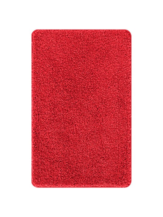 Vannas paklājs taisnstūra sarkans 60x90 cm polipropilēns neslīdošs