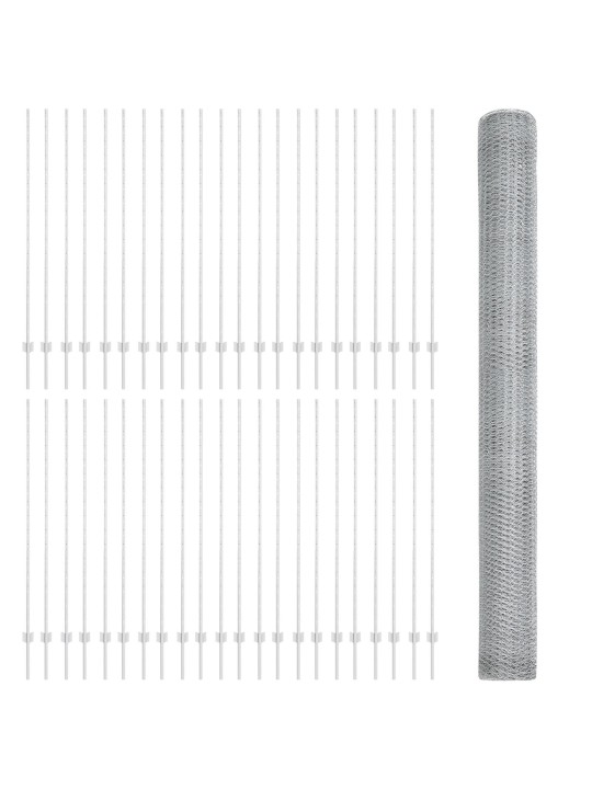 Žogu stabi 22 gab. u-kanāls 160 cm cinkots tērauds