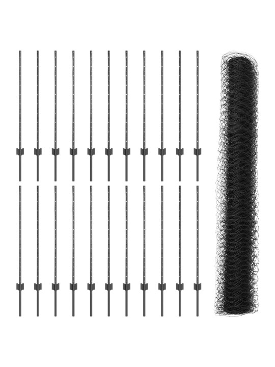 Žoga stabi 22 gab. u-kanāls pelēks 100 cm tērauds