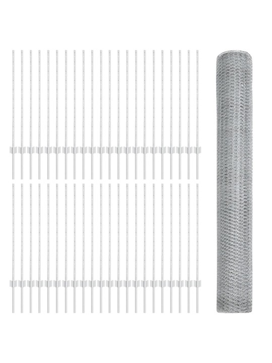 Žogu stabi 22 gab. u-kanāls 100 cm cinkots tērauds