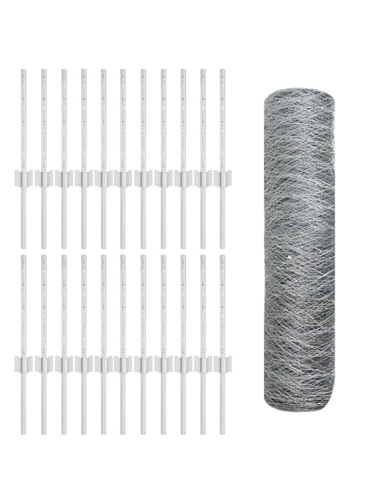 Žoga stabi 11 gab. u-kanāls 40 cm cinkota tērauda