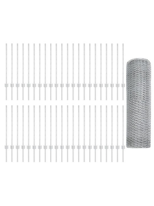 Žoga stabi 11 gab. u-kanāls 80 cm galvanizētais tērauds