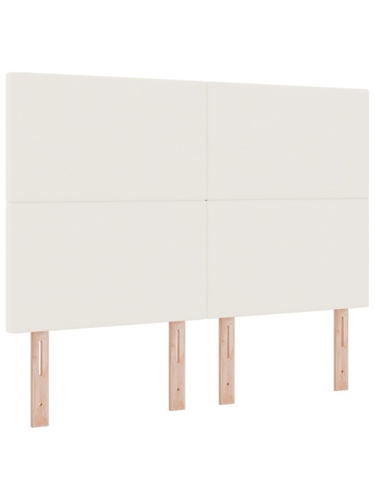 Gultas galvgaļi vienkāršs krēmkrāsas 140cm korduroja audums