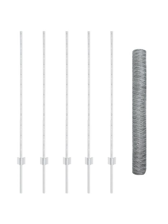 Žoga stabi 10 gab. u-kanāls 120 cm cinkots tērauds