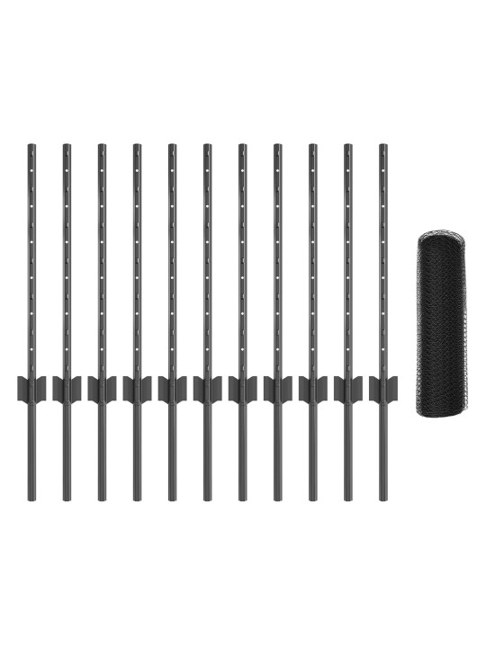 Žoga stabi 11 gab u-kanāls pelēks 60 cm tērauds