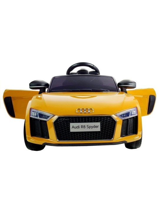 Audi R8 Spyder Dzeltens Bērnu Elektroauto