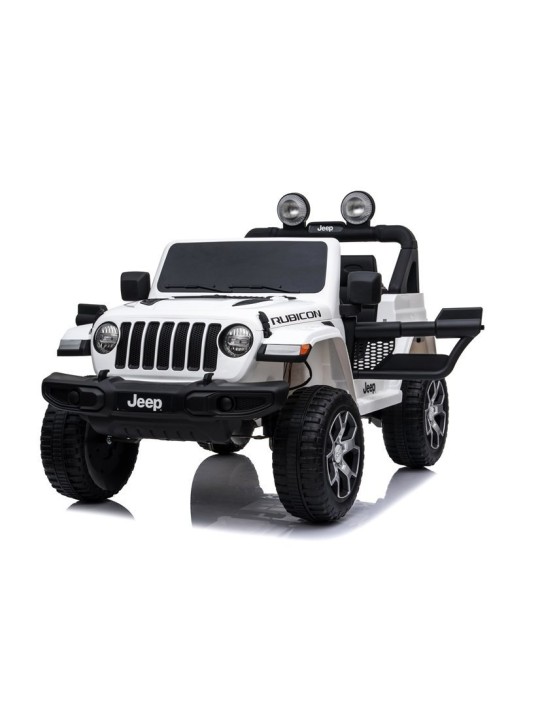Elektriskais jāmamais Jeep Rubicon 4x4 Balts