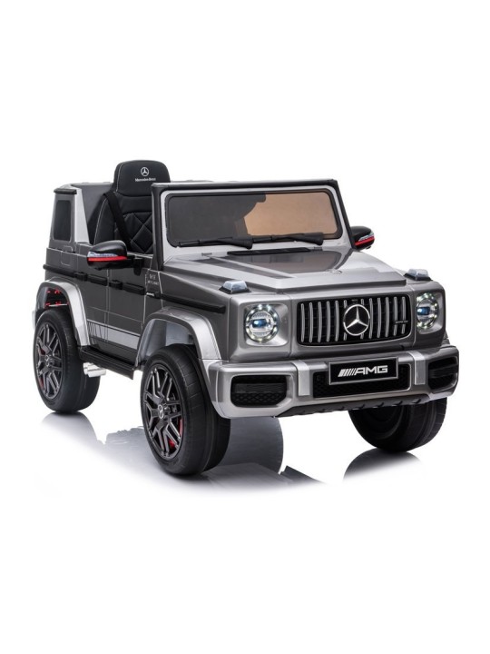 Mercedes G63 AMG Bērnu Elektroauto – Sudraba