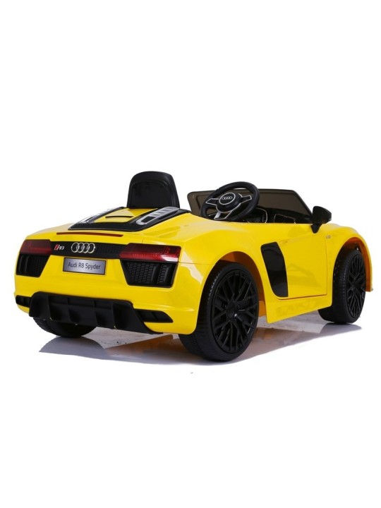 Liels Audi R8 Bērnu Elektroauto JJ2198 Dzeltens