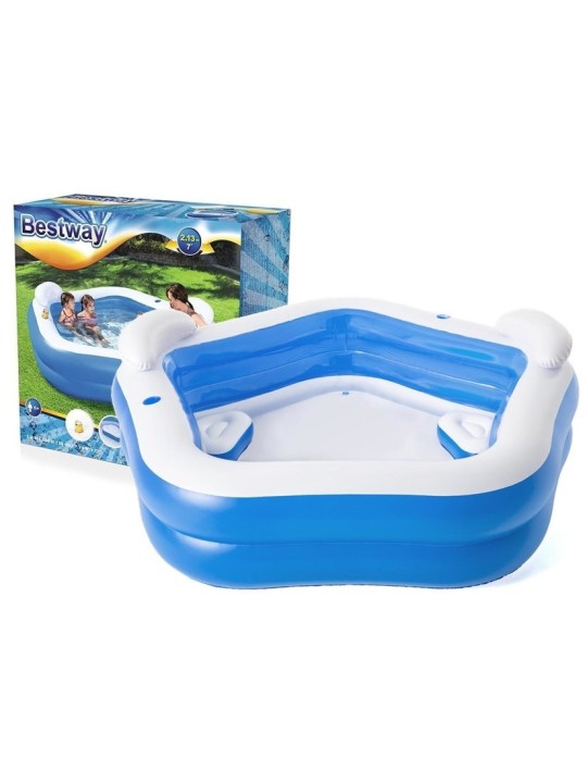 Bestway baseins Family Fun Lounge, 213x206x69 cm