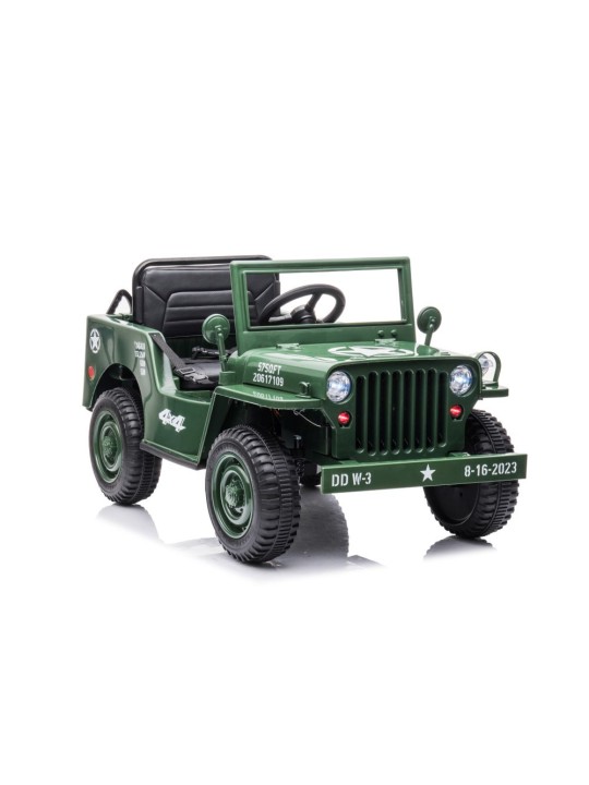 Bērnu Elektroauto JH-103 Armijas Zaļš 4x4