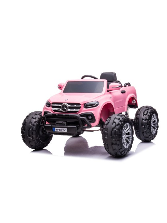 Elektriskais jāmamais Mercedes DK-MT950 4x4 Gaišs Rozā
