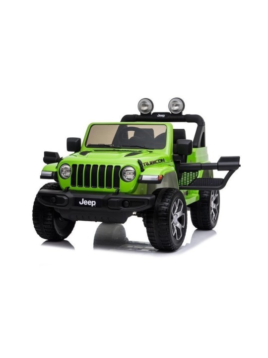 Elektriskais jāmamais Jeep Rubicon 4x4 Zaļš