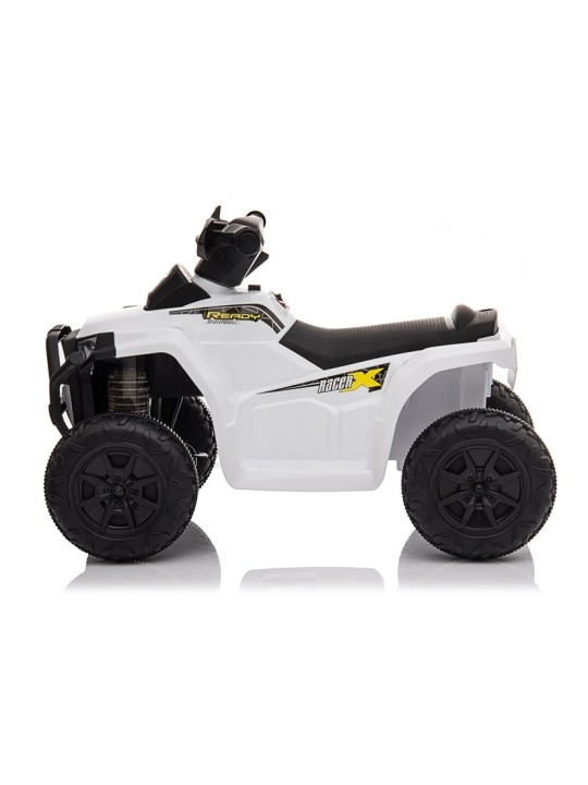 XH116 Elektriskais jāmamais Quad Balts