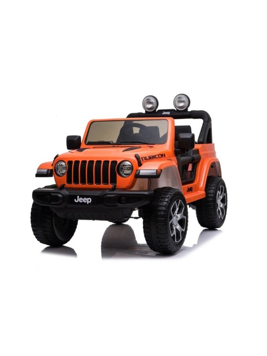 Elektriskais jāmamais Jeep Rubicon 4x4 Oranžs