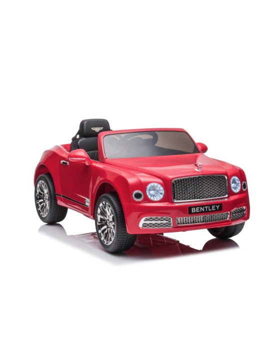 Bērnu Elektroauto Bentley Mulsanne Sarkans Krāsots