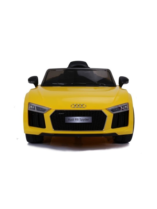 Liels Audi R8 Bērnu Elektroauto JJ2198 Dzeltens