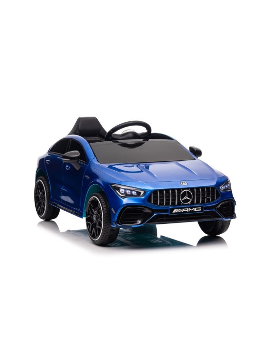 Elektroauto Bērniem Mercedes CLA 45s AMG Zils Krāsots 4x4