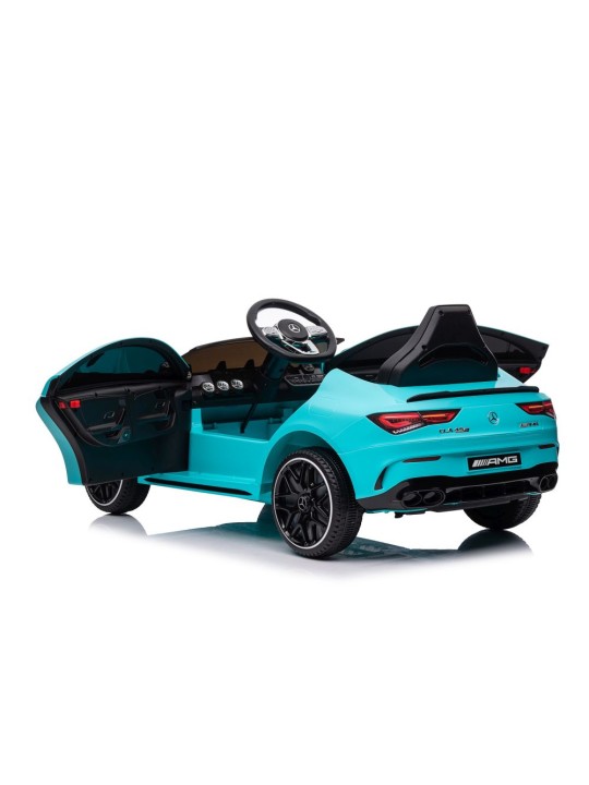 Bērnu Elektroauto Mercedes CLA 45s AMG Tirkīza 4x4