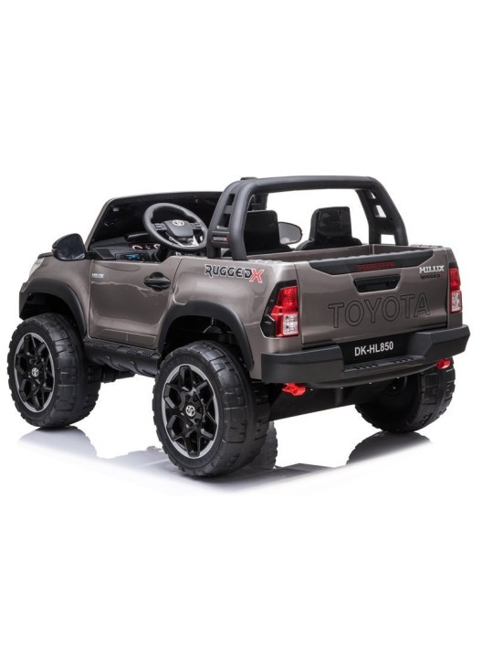 Bērnu Elektroauto rotaļlietu Hilux Sudraba Krāsots