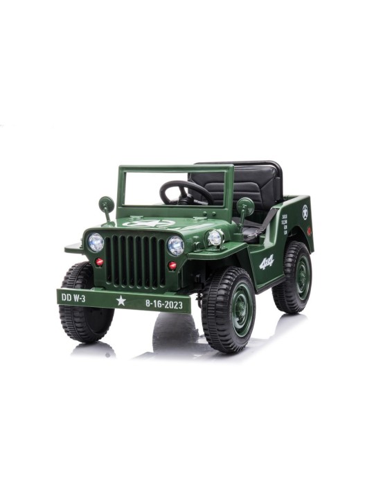 Bērnu Elektroauto JH-103 Armijas Zaļš 4x4