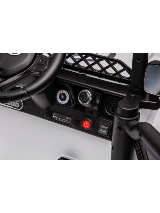 Bērnu Elektroauto rotaļlietu FJ Balts 4x4