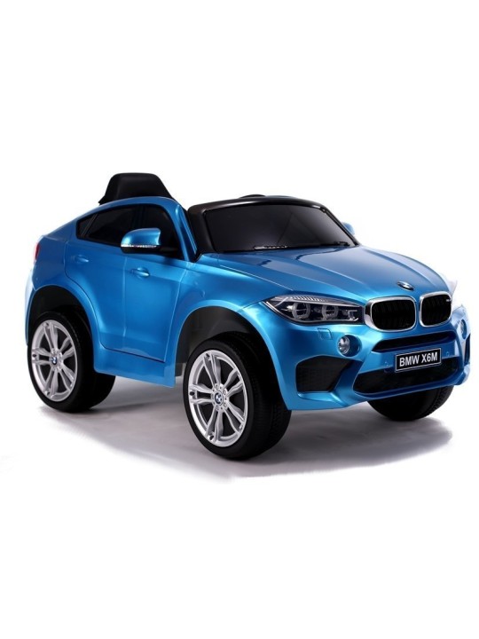 Bērnu Elektroauto BMW X6 Zils Lakēts