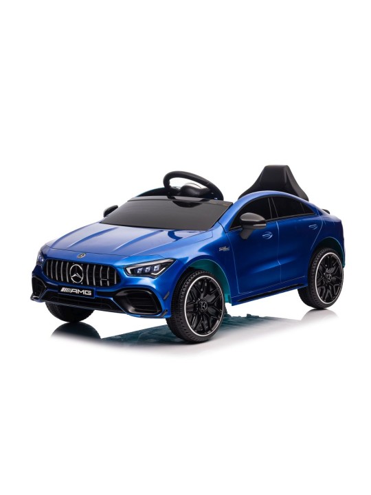 Elektroauto Bērniem Mercedes CLA 45s AMG Zils Krāsots 4x4