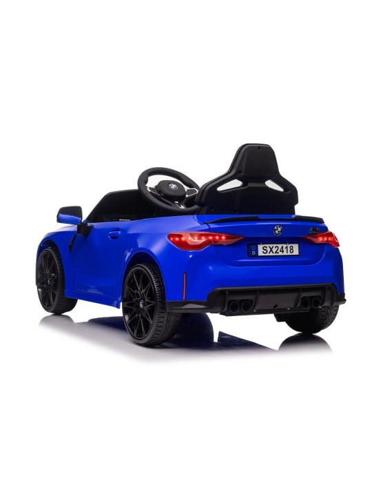 BMW M4 Bērnu Elektroauto Krāsots Zils