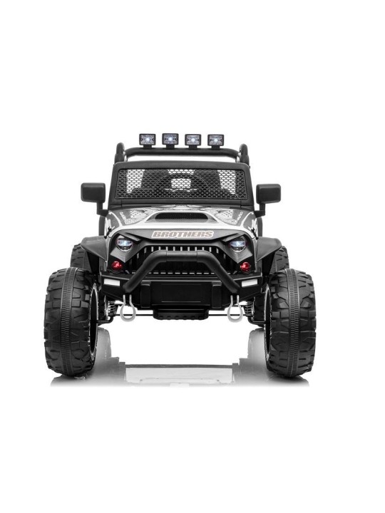 Jeep JC666 Bērnu Elektroauto Sudraba Krāsots