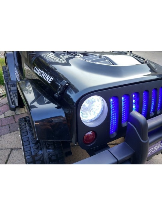 Bērnu Elektroauto S2388 Jeep Melns 4x45W