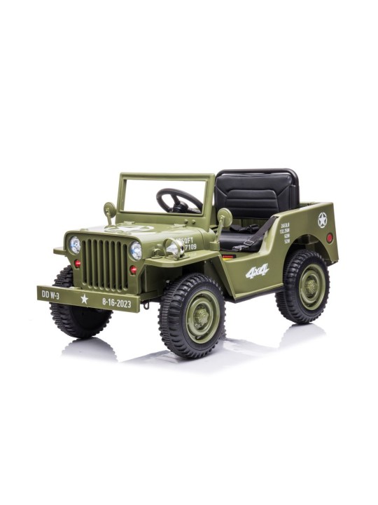 Bērnu Elektroauto JH-103 Olīvu Zaļš 4x4