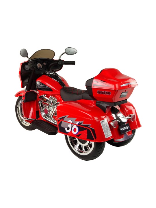 Elektriskais jāmamais motocikls Goldwing Sarkans