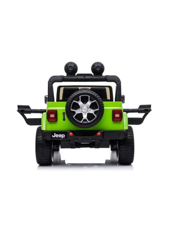 Elektriskais jāmamais Jeep Rubicon 4x4 Zaļš