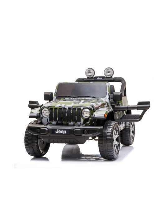 Bērnu Elektroauto Jeep Wrangler Rubicon DK-JWR555 Kamufāžas