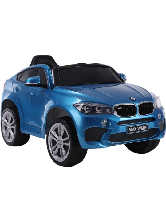 Bērnu Elektroauto BMW X6 Zils Lakēts