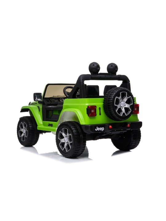 Elektriskais jāmamais Jeep Rubicon 4x4 Zaļš