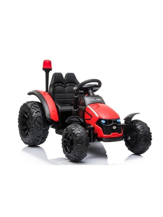 Elektriskais Traktors Bērnuz ar piekabi HZB-200 Sarkans