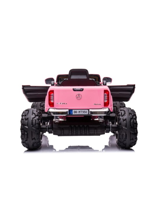 Elektriskais jāmamais Mercedes DK-MT950 4x4 Gaišs Rozā