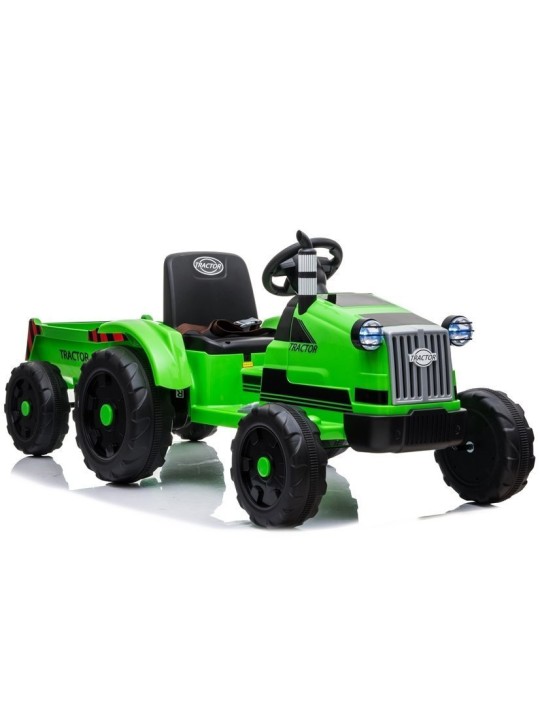 Elektriskais jāmamais traktors bērniem CH9959 Zaļš
